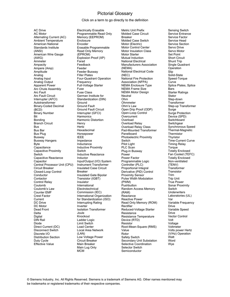 electronic terms dictionary