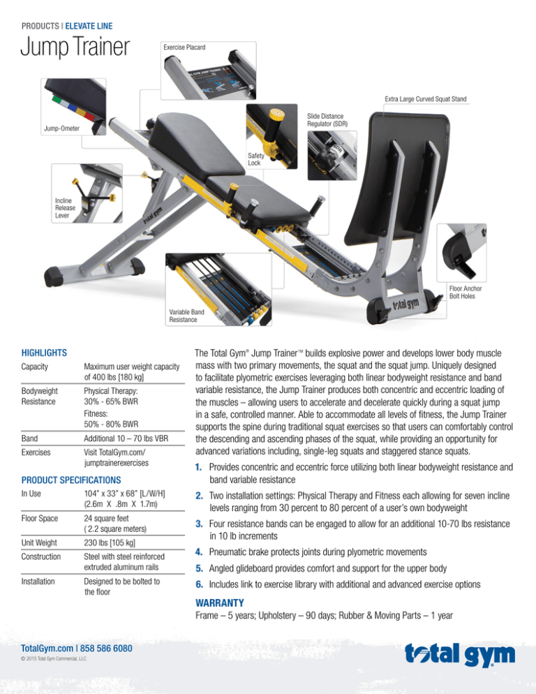 total gym extra large squat stand