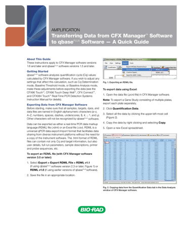 bio rad cfx manager 3.0 software