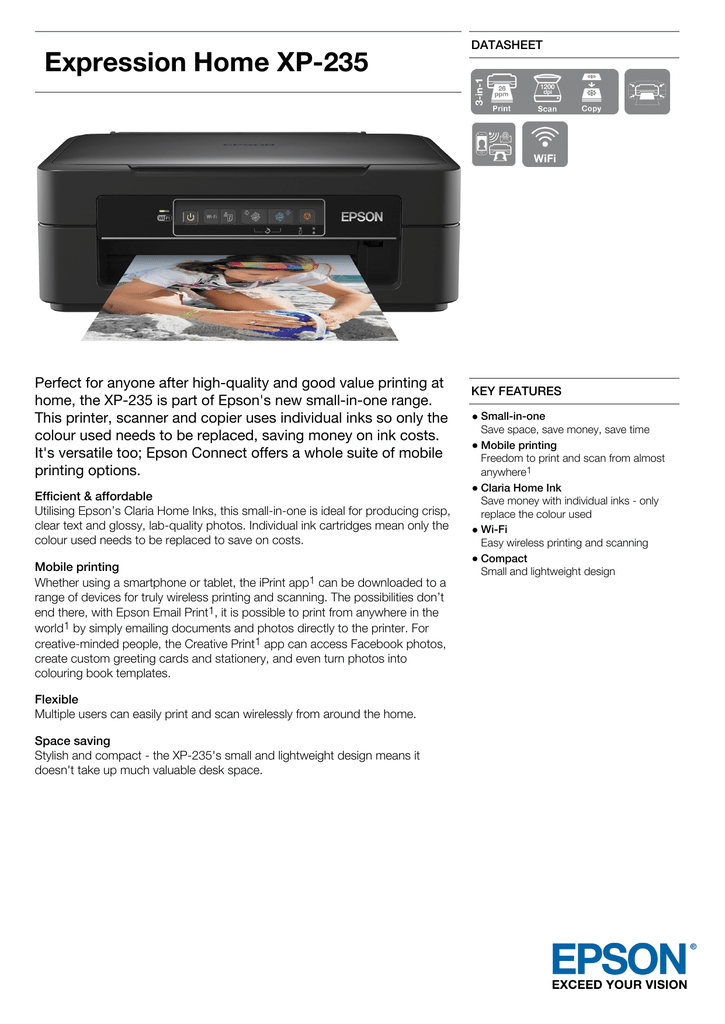 Epson xp 235