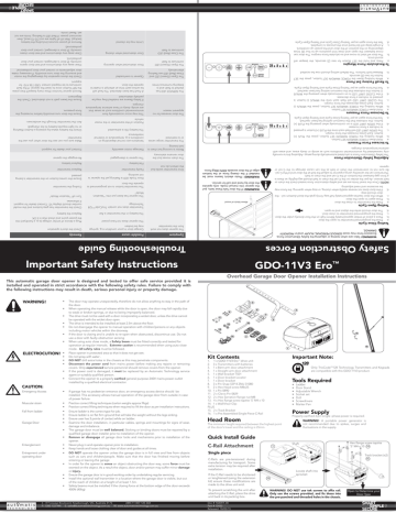 B D Controll A Door P Diamond Installation Instructions Manualzz