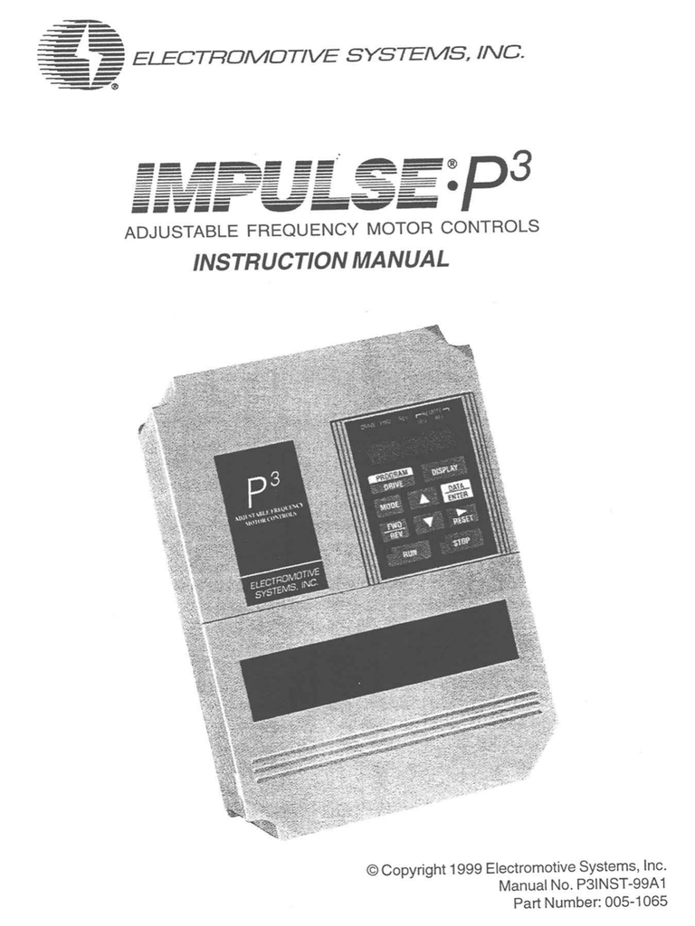 Impulse P3 Instruction Manual 005 1065 8 4 Reverse Plug Simulation