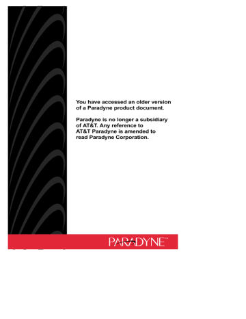 Paradyne COMSPHERE 6700 SERIES User manual | Manualzz