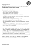 US Blaster USB 9531 General Safety Instructions