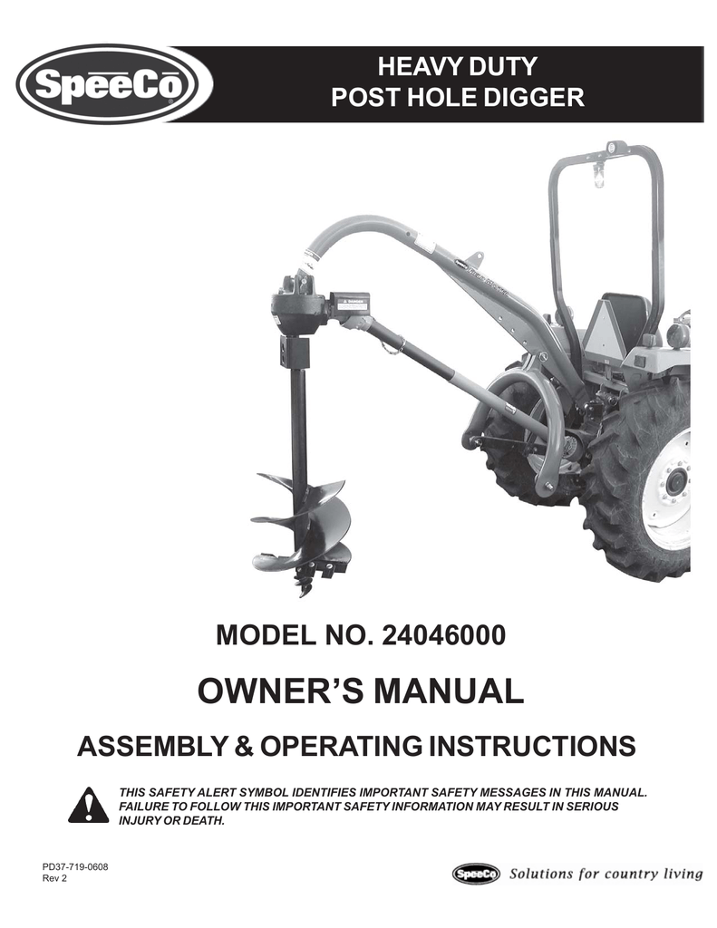 Updated Heavy Duty Post Hole Digger Manualzz