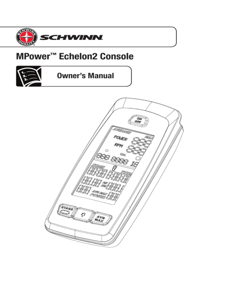 Schwinn Mpower Echelon2 Console 