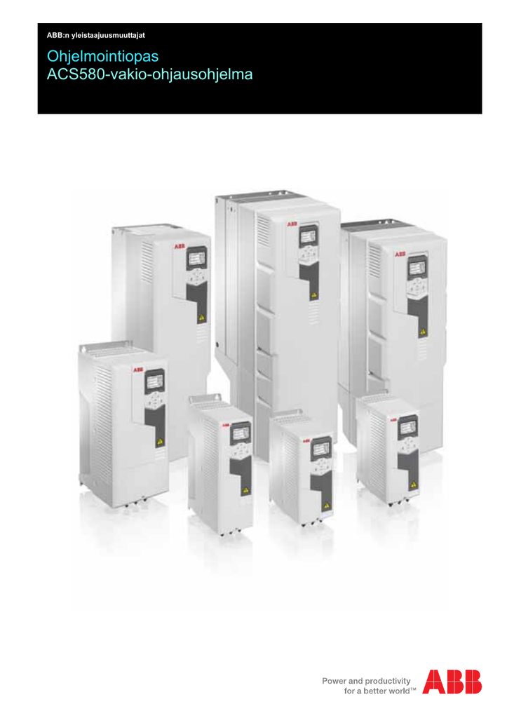 ACS580_Ohjelmointiopas | Manualzz