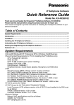 Panasonic IP Softphone Software KX-NCS8102 User Manual