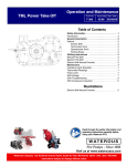 Waterous TML Power Take-Off User Manual + AI Chat &amp; PDF