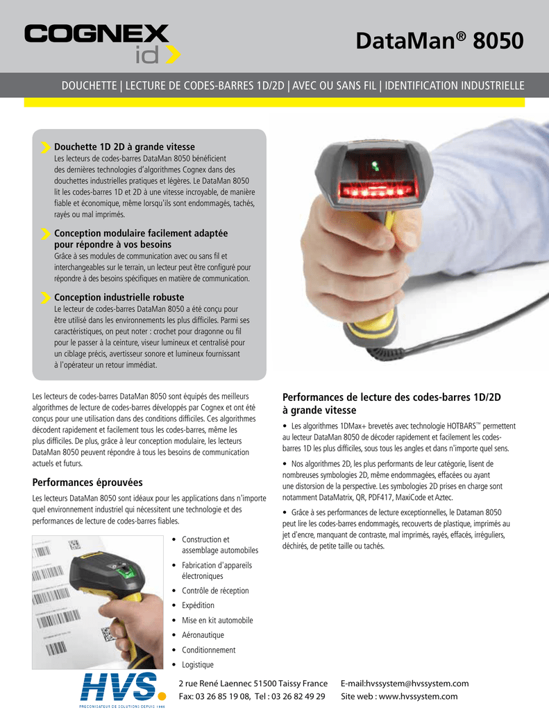 Dataman 8050 Datasheet Manualzzcom