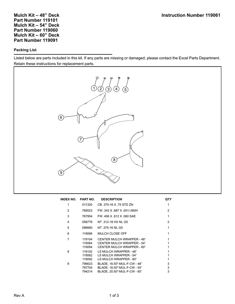 John Deere Z355E ZTrak Mower Z355E ZTrak Mower Deck (W/ 48 Inch TD Deck