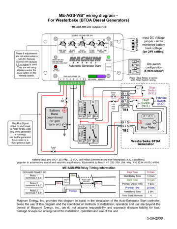 BTDA Diesel Generators Wiring Diagram | Manualzz