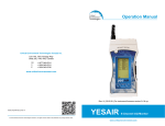 YESAIR 8-Channel IAQ Monitor Operation Manual