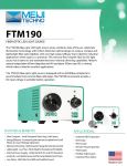 Fiber-Optic LED Light Source FTM190 Power Supply LED Datasheet