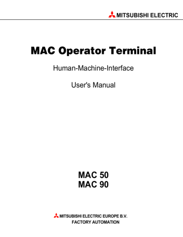 MAC 50/90 User's Manual | Manualzz