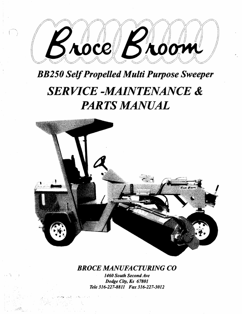 broce broom parts manual