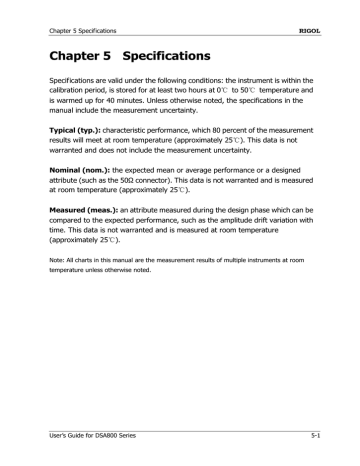 Rigol DSA815-TG Installation guide | Manualzz