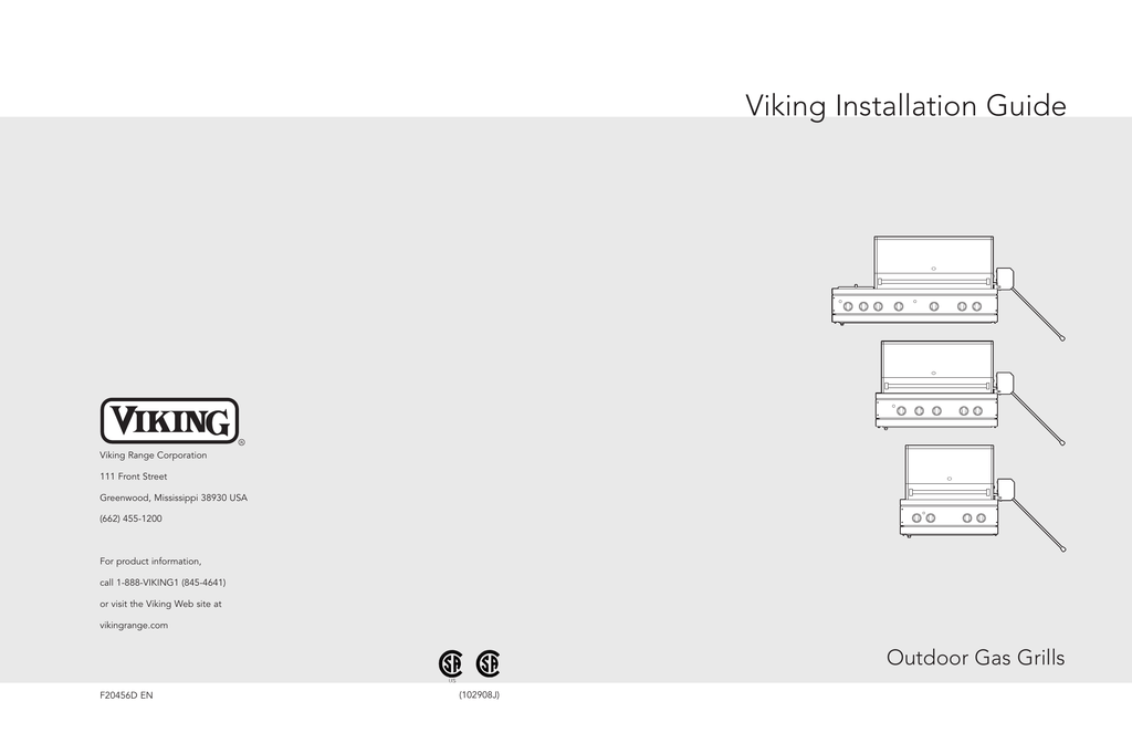 Viking Grill Installation Guide Manualzz