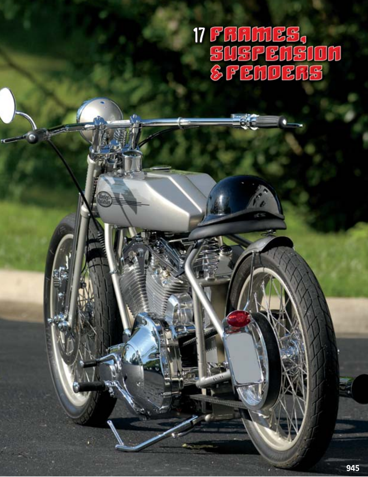 Drag Chrome Stock Length 10.5" Kickstand Harley Big Twin 36-84 & 85-86 84-88