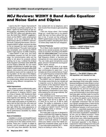 w2ihy equalizer ic-7800 w2ihy equalizer ic-7800