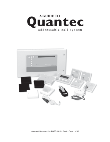 Slo C Tec Qtec Guide To Quantec 6 Manualzz Slo C Tec Qtec Guide To Quantec 6, Quantec Nurse Call Wiring Diagram