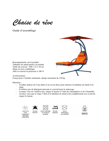 Manuel chaise de r ve Manualzz