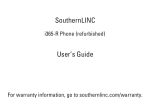 i365 R Phone (refurbished) User's Guide
