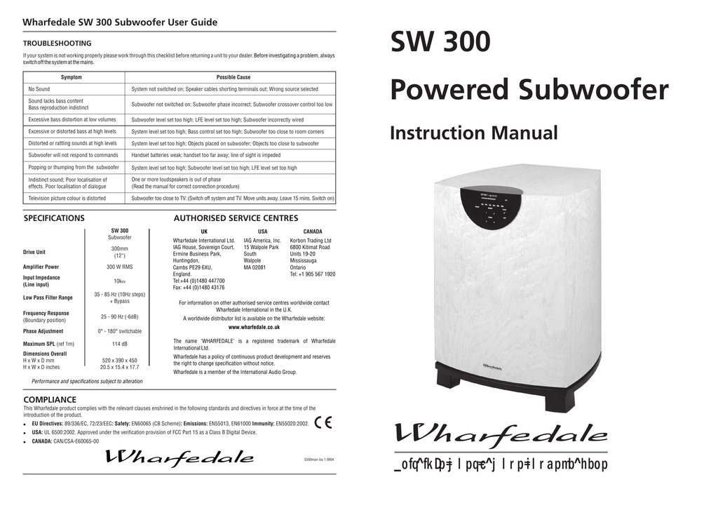 Инструкции 300. Сабвуфер Wharfedale sw300. Сабвуфер Wharfedale sw380. Subwoofer 300sw. Сабвуфер Wharfedale SW 300 характеристики.