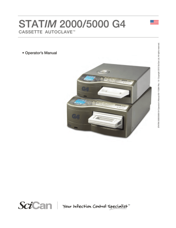 SciCan StatIM G4 2000/5000 Operating Manual | Manualzz