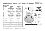 Rocktile DIY Hollowbody Electric Guitar Assembly Manual