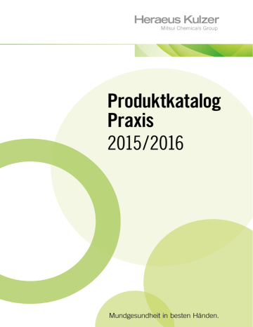 Produktkatalog Praxis 2015 2016 Mundgesundheit In Besten Handen Manualzz