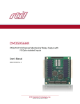 PCIe/104 Mechanical Relay Output DM35956HR User's Manual