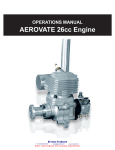 Aerovate 26cc Engine Operation Manual