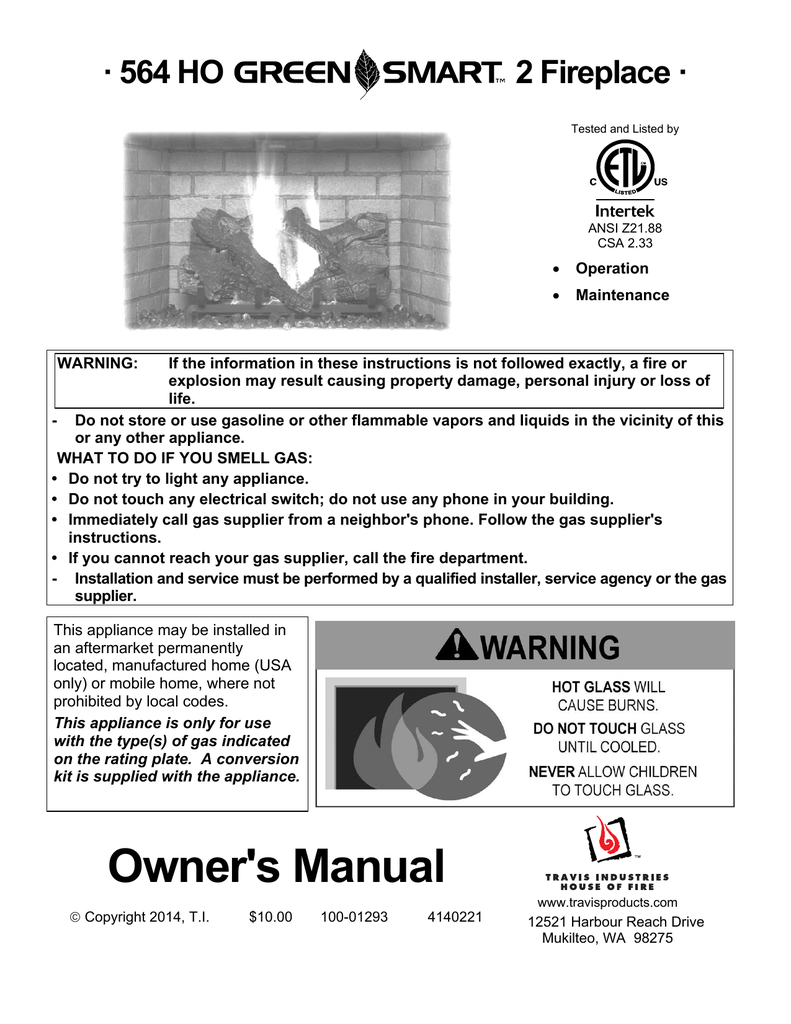 Lopi 564 HO GSR2 Owner's Manual Manualzz