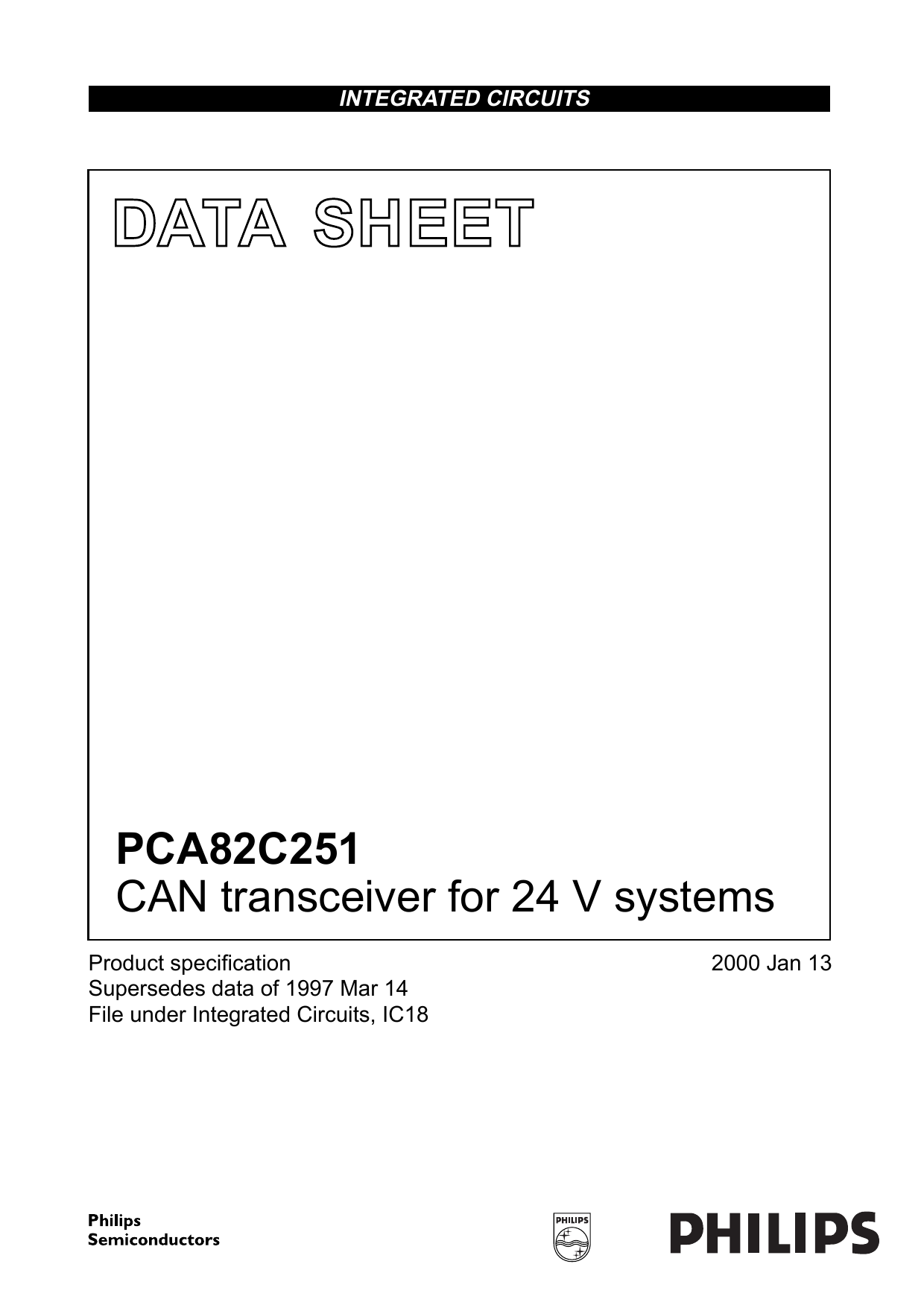 PCA82C251T | Manualzz