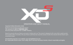 Springfield Armory XD S Operation and Safety Manual