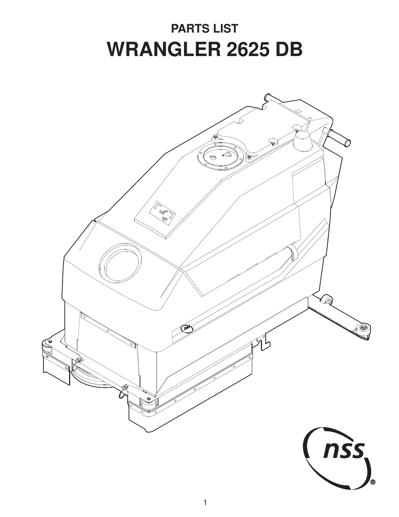 NSS Wrangler 2625DB Parts List | Manualzz