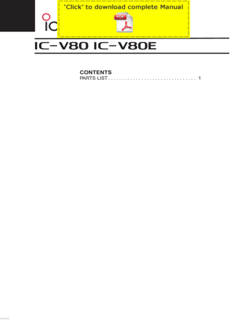 I Ic V80 V80e Service Manual Pages Manualzz