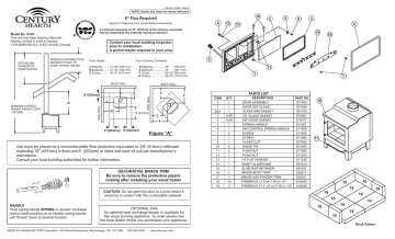 Century S126 WOOD STOVE Manuel utilisateur | Manualzz