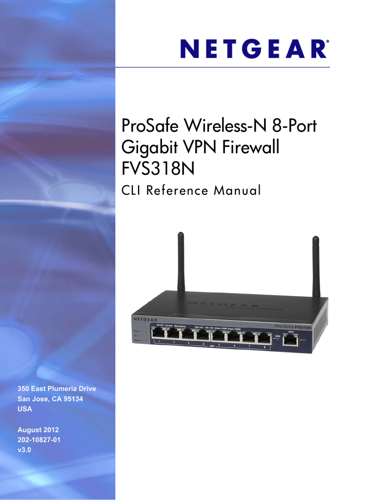 netgear prosafe fvs318n firmware