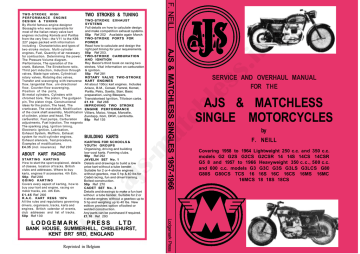 Ajs 1957 1966 Matchless Single - Matchless G80cs Wiring Diagram Ajs 1957 1966 Matchless Single - Matchless G80cs Wiring Diagram