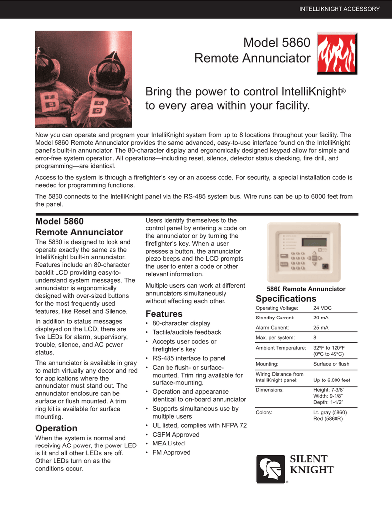 Silent Knight Fire Alarm Annunciator 5860 Manual edu.svet.gob.gt
