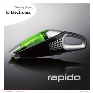 ELECTROLUX ZB4103 Rapido AKKU Handstaubsauger auf Rädern 3,6V 