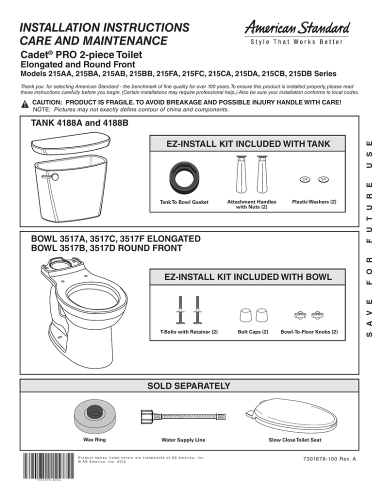 american standard 215ba104 020