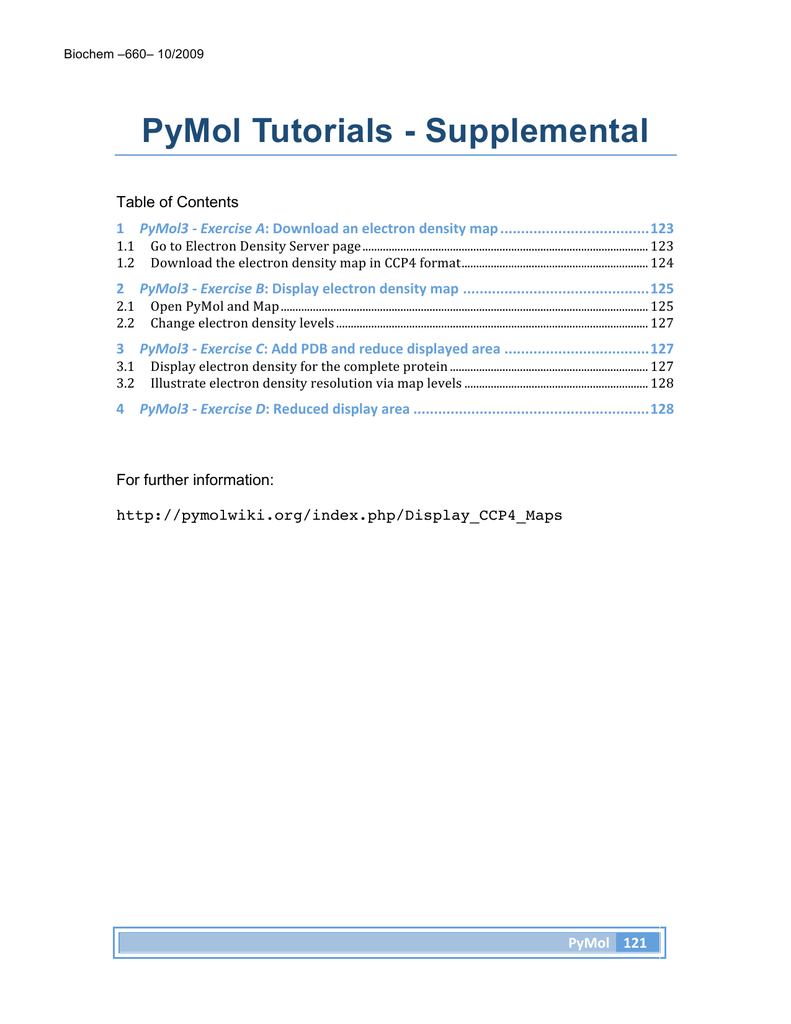 pymol tutorial author