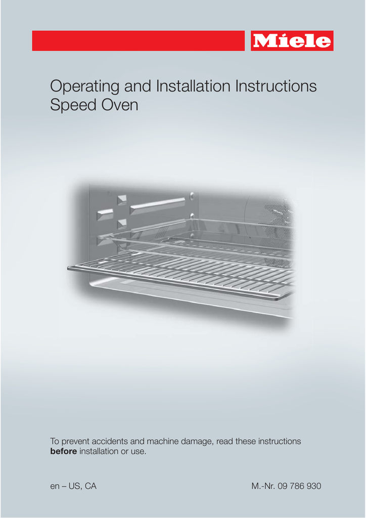 Miele Speed Oven Manual H 6700 Manualzz