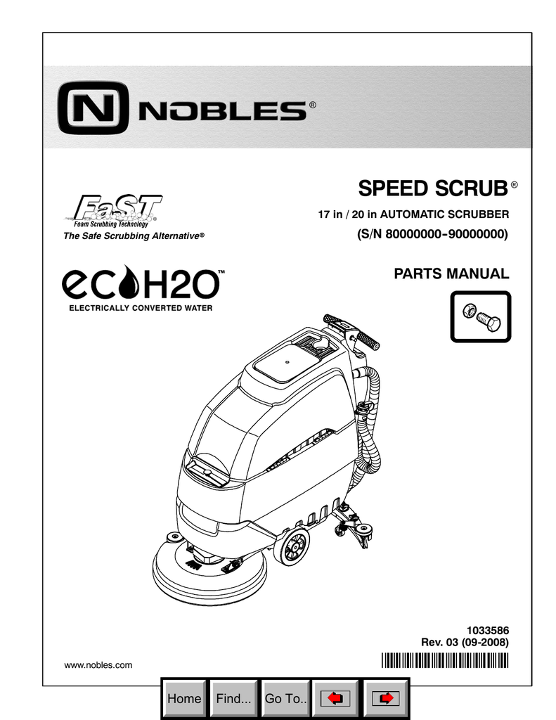 Scrubber & Buffer Parts & Accessories 1012568 Tennant Nobles SS5 Snap
