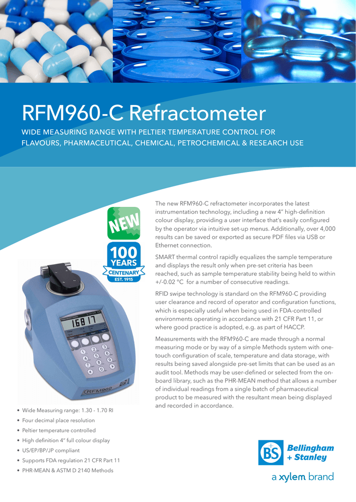 RFM960C Refractometer Manualzz