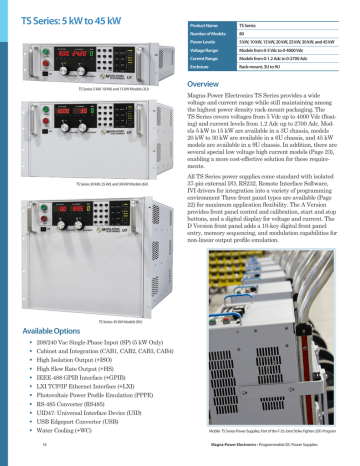 Ts Series 5 Kw To 45 Kw Manualzz