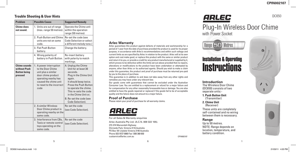 Arlec Doorbell Wiring Diagram Wiring Digital and Schematic